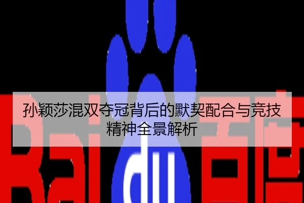 孙颖莎混双夺冠背后的默契配合与竞技精神全景解析